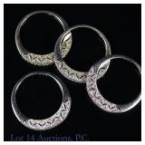 Sterling Silver and Diamond Rings (4)