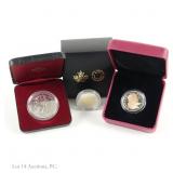1996 to 2016 Canadian 99%-Silver & Clad Coins (3)