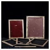Vintage Sterling Silver Picture Frames, Comb