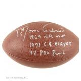 Roman Gabriel Signed Football (JSA)