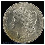 1885-O USA 90%-Silver Morgan Dollar