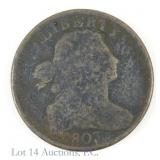 1803 USA Draped Bust Large Cent (VG?)