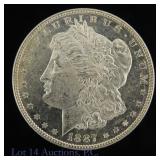 1887 (P) USA Silver Morgan Dollar