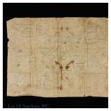 WWI Captured German Artillery Captured Battle Map