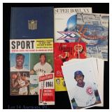 Vintage Sports Ephemera, NFL, MLB, Golf