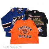 Vintage Chicago Bears Shirts, Capitals Jersey