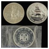 Canada Silver Comm. Coins (3)