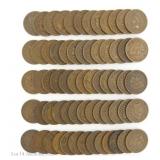 1891 - 1907 USA Copper Indian Head Cents (64)