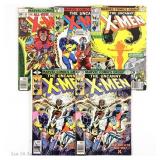 X-Men #107, 124-126, Key Issues, MARVEL (5)