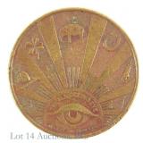 1933 Good Luck Token - The All Seeing Eye