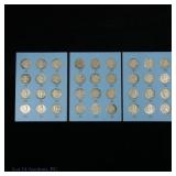 1948 - 1963 USA 90%-Silver Franklin 50c (36)