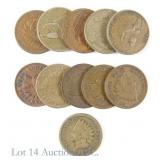 1857 - 1862 USA Flying Eagle & Indian Hd Cents, 11