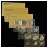 1961 - 1963 USA 90%-Silv. 5-Coin Proof Sets OGP, 3