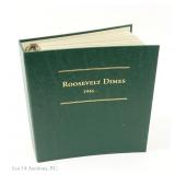 1946 - 1964 USA 90%-Silver Roosevelt Dimes BU (20)