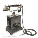 Antique Danish Crank Telephone Jydsk