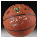 Sidney Moncrief Signed Basketball COA