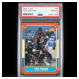 1986 Fleer #68 Rookie Karl Malone (PSA 8 NM-MT)