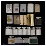 Vintage Lighters Ronson, Zippo, Supreme, More (25)