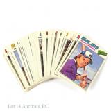 1977 Topps Baseball Cloth Stickers & Puz (Comp)