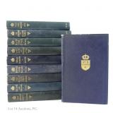 J.H. Sears Royal Blue Library Book Collection (10)