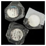 1993, 1994 & 1995 American 99.9% Silver Eagles, 3