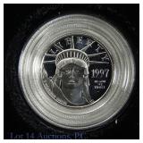1997-W American Platinum Eagle Prf $10 Bullion-OGP
