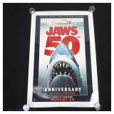 Jaws Official Movie Poster 50th Anniversary