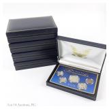 1945 - 1949 USA 90%-Silver AHS 5-Coin Year Sets, 5