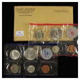 1961 (P) USA Silver 10-Coin Mint Set in OGP