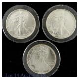 1992 American Silver Eagle $1 Bullion Coins, 3
