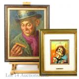 Two Antique Oil Paintings (Brenner, David)