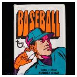 1972 Topps Baseball Cards - Sealed Wax Pack