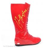 Hulk Hogan "Hulkster" Signed Wrestling Boot, JSA