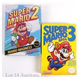 NES Super Mario 2 & 3 Games In Original Boxes