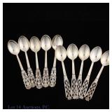 Demitasse Spoons 830 Silver (10)