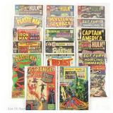 12, 20 & 30 c. Comics, Key MARVEL, DC (+15)