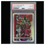 1997 Topps Refract #1 Scottie Pippen (PSA 8 NM-MT)