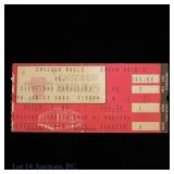 Michael Jordan Rookie Year Ticket Stub Vs. Cavs