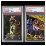 1999 & 2004  Ray Allen Refractor Cards (PSA 8/9)