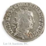 (253 CE) Roman Emp. Valerian I Antoninus Coin (VF)