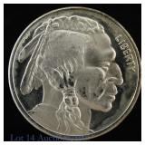 USA Indian Head 1 Ozt. Silver Round