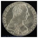 (1780) Austria Maria Theresa Thaler Restrike