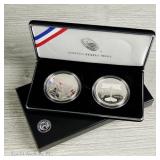 2018 USA 90%-Silver WW1 $1 & Medal Set in OGP