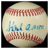 Hank Aaron Signed Baseball NO COA