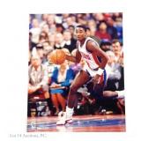 Isiah Thomas Signed 8X10 NBA Hoops Photograph