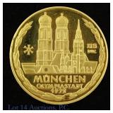 1972 20 Ducats Aureus Magnus Munich Olympic