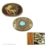 Vintage 1970s Belt Buckles (Silver, Brass, & More)