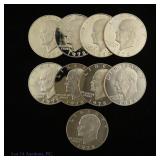 1978-S USA 40%-Silver Proof IKE Dollars (9)