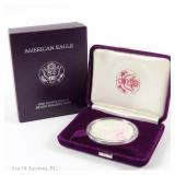 1987-S American Silver Eagle Proof $1 in OGP