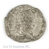 218  CE Roman Egalabalus Libertas Silver Denarius